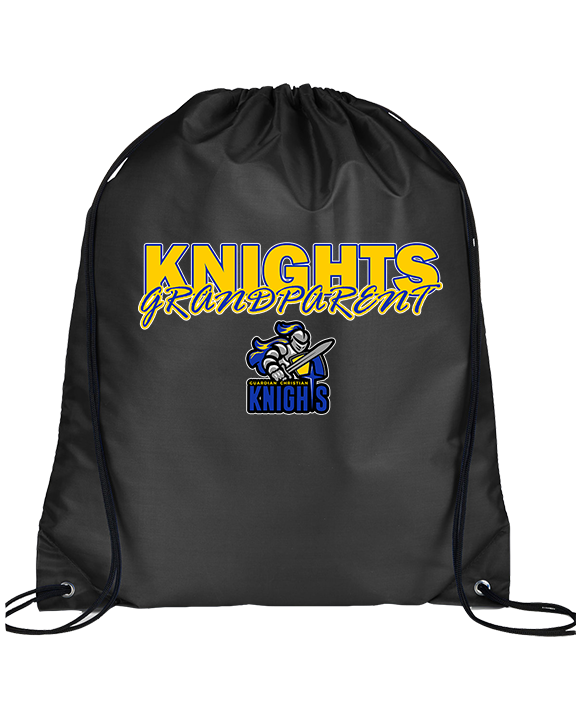 Guardian Christian Academy Basketball Grandparent - Drawstring Bag