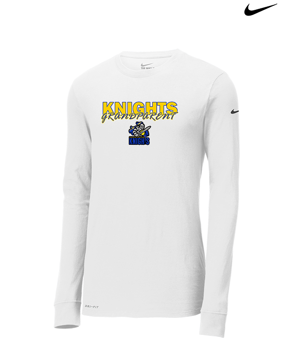 Guardian Christian Academy Basketball Grandparent - Mens Nike Longsleeve