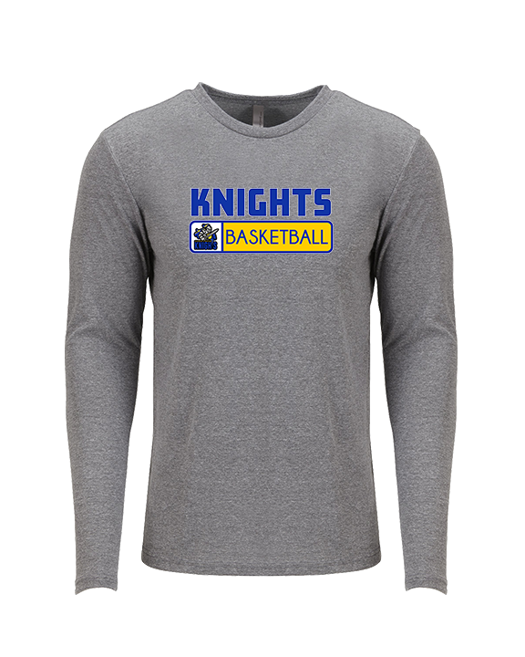 Guardian Christian Academy Basketball Pennant - Tri-Blend Long Sleeve