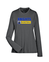 Guardian Christian Academy Basketball Pennant - Womens Performance Longsleeve