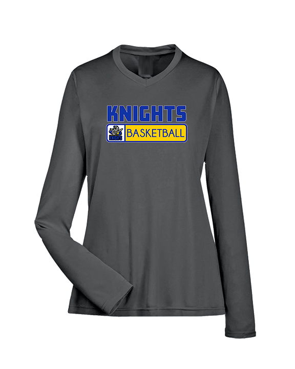 Guardian Christian Academy Basketball Pennant - Womens Performance Longsleeve