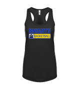 Guardian Christian Academy Basketball Pennant - Womens Tank Top