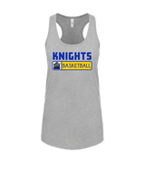 Guardian Christian Academy Basketball Pennant - Womens Tank Top