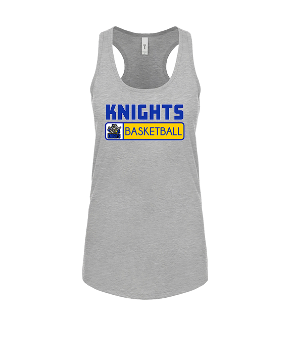 Guardian Christian Academy Basketball Pennant - Womens Tank Top