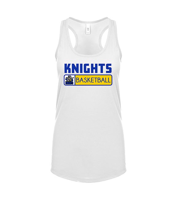 Guardian Christian Academy Basketball Pennant - Womens Tank Top