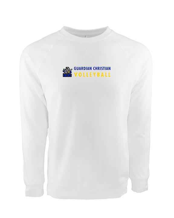 Guardian Christian Academy Volleyball Basic - Crewneck Sweatshirt