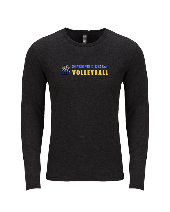 Guardian Christian Academy Volleyball Basic - Tri-Blend Long Sleeve