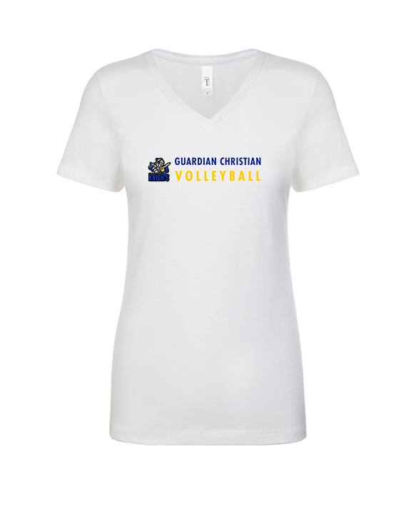 Guardian Christian Academy Volleyball Basic - Womens V-Neck