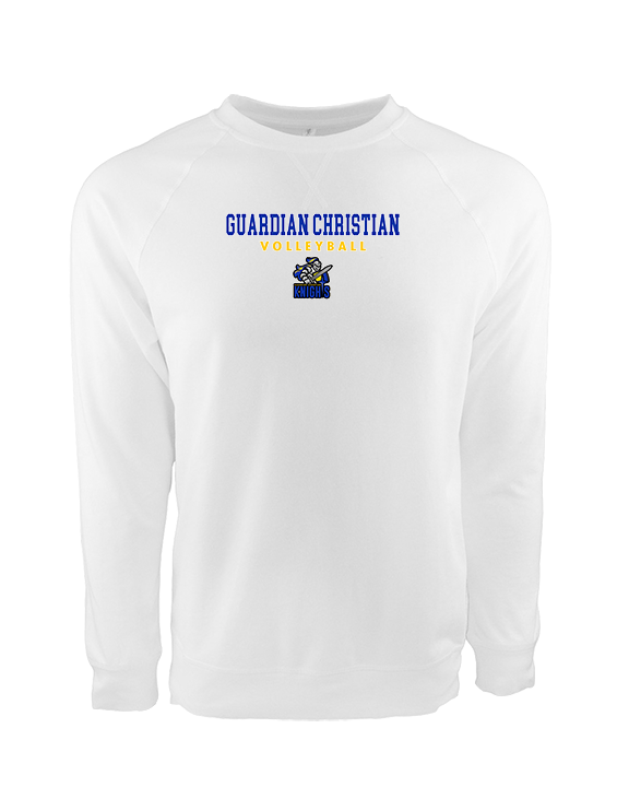 Guardian Christian Academy Volleyball Block - Crewneck Sweatshirt