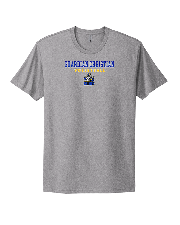 Guardian Christian Academy Volleyball Block - Mens Select Cotton T-Shirt