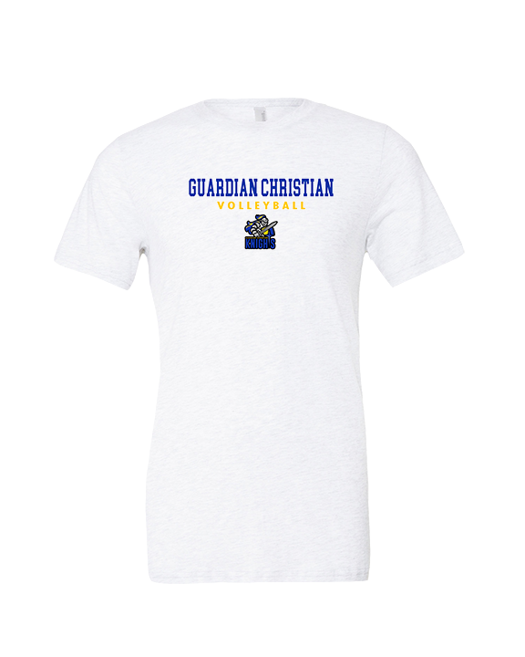 Guardian Christian Academy Volleyball Block - Tri-Blend Shirt