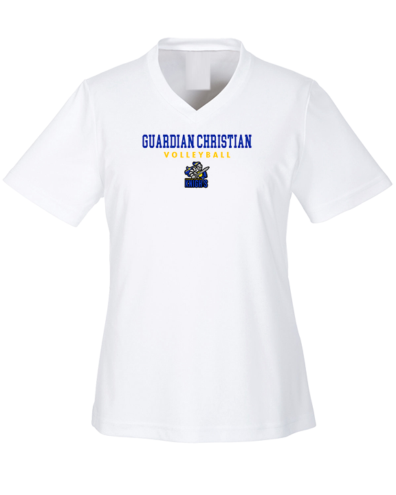 Guardian Christian Academy Volleyball Block - Womens Performance Shirt