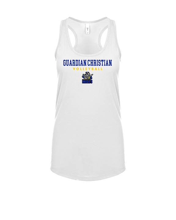 Guardian Christian Academy Volleyball Block - Womens Tank Top