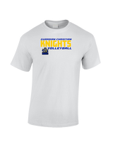 Guardian Christian Academy Volleyball Bold - Cotton T-Shirt
