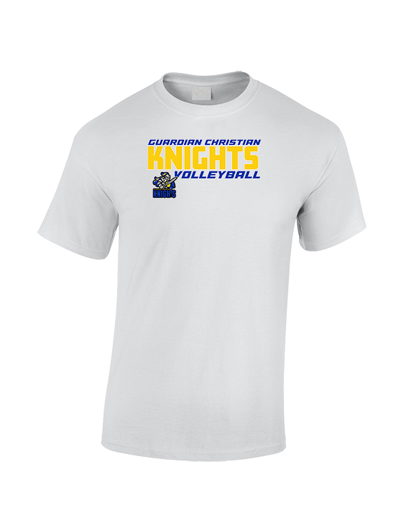 Guardian Christian Academy Volleyball Bold - Cotton T-Shirt