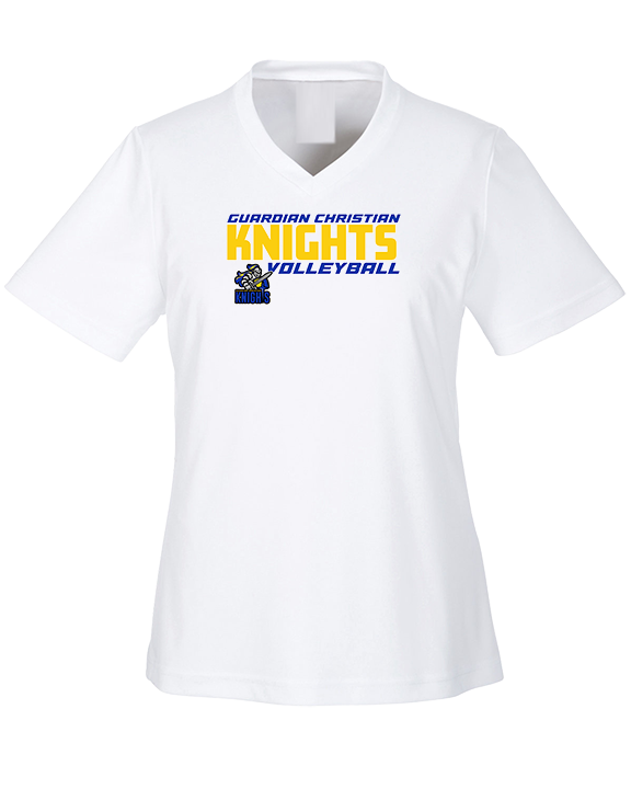 Guardian Christian Academy Volleyball Bold - Womens Performance Shirt