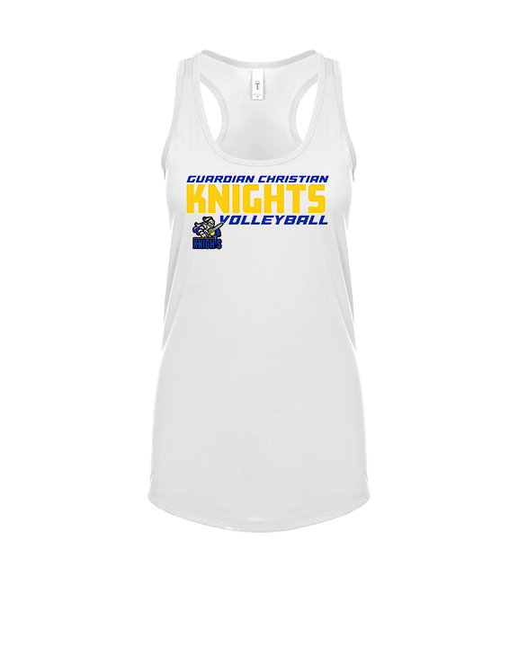 Guardian Christian Academy Volleyball Bold - Womens Tank Top
