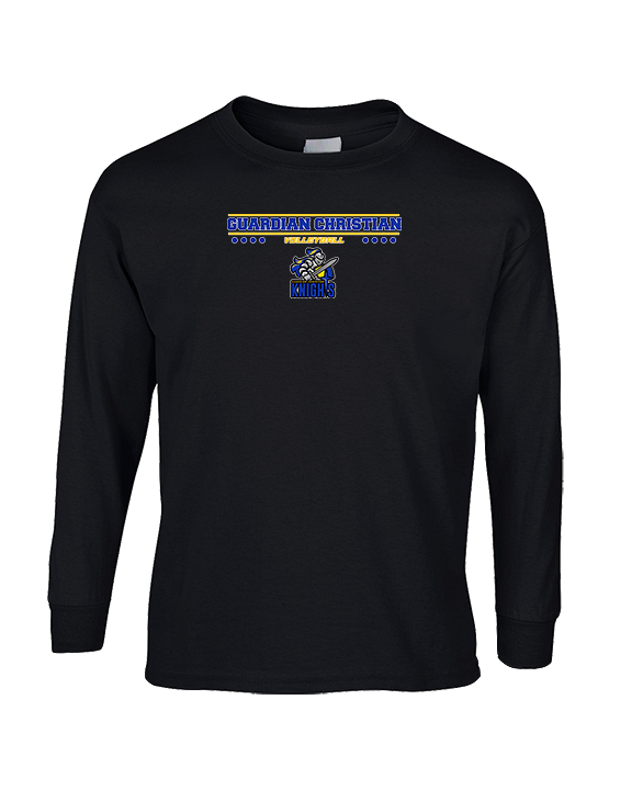 Guardian Christian Academy Volleyball Border - Cotton Longsleeve