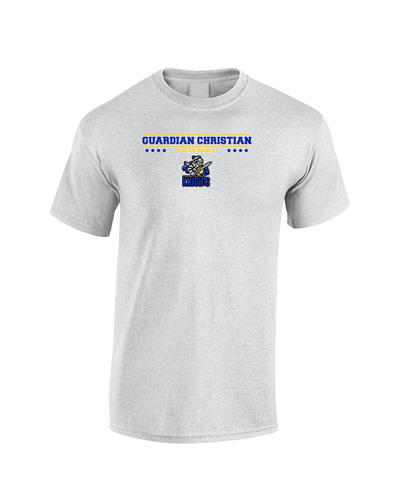 Guardian Christian Academy Volleyball Border - Cotton T-Shirt