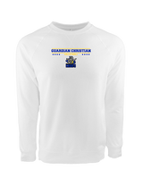Guardian Christian Academy Volleyball Border - Crewneck Sweatshirt