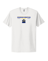 Guardian Christian Academy Volleyball Border - Mens Select Cotton T-Shirt
