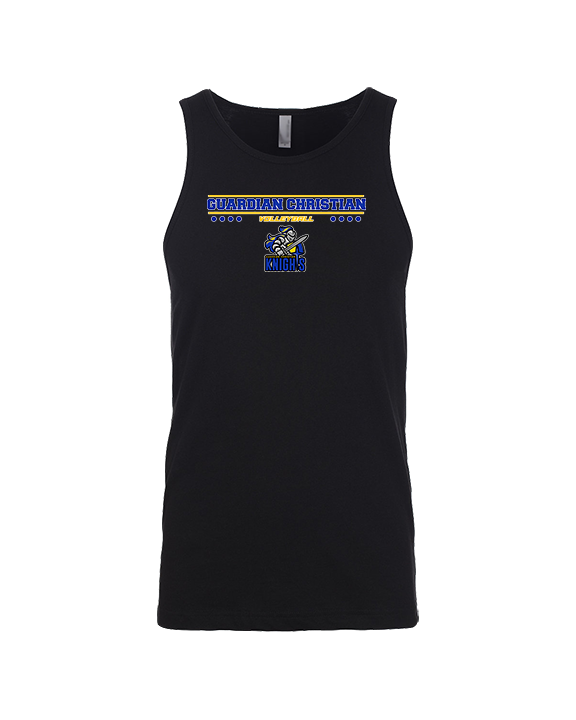 Guardian Christian Academy Volleyball Border - Tank Top