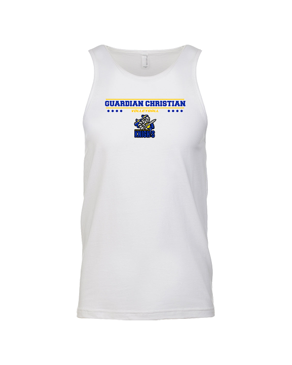 Guardian Christian Academy Volleyball Border - Tank Top