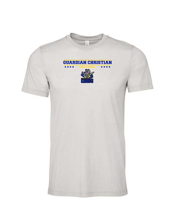 Guardian Christian Academy Volleyball Border - Tri-Blend Shirt