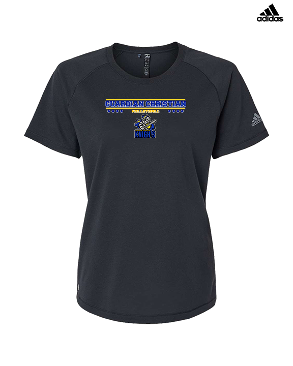 Guardian Christian Academy Volleyball Border - Womens Adidas Performance Shirt