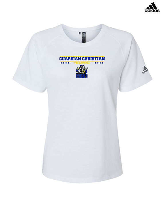 Guardian Christian Academy Volleyball Border - Womens Adidas Performance Shirt