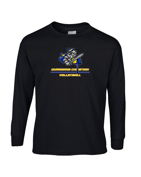 Guardian Christian Academy Volleyball Split - Cotton Longsleeve