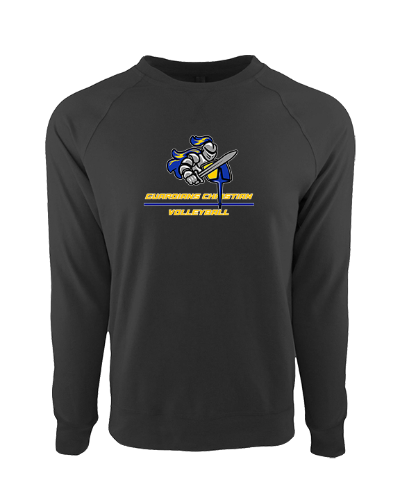 Guardian Christian Academy Volleyball Split - Crewneck Sweatshirt