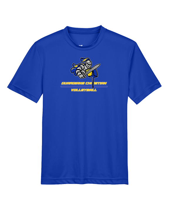 Guardian Christian Academy Volleyball Split - Youth Performance Shirt