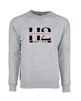 H2 Basketball Stacked Zip Code - Crewneck Sweatshirt