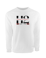 H2 Basketball Stacked Zip Code - Crewneck Sweatshirt