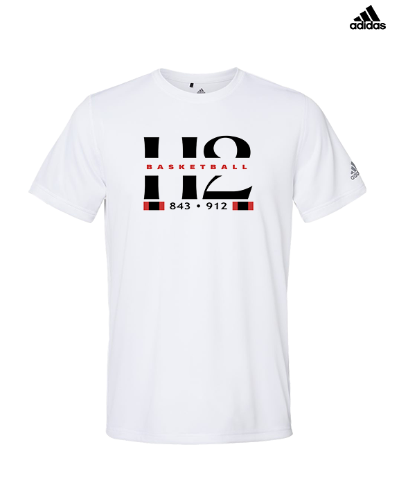 H2 Basketball Stacked Zip Code - Mens Adidas Performance Shirt