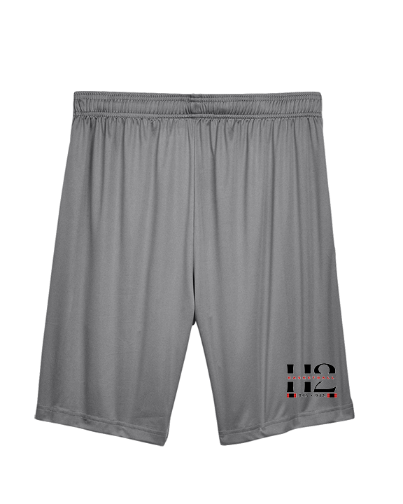 H2 Basketball Stacked Zip Code - Mens Training Shorts with Pockets