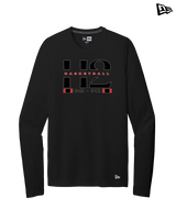 H2 Basketball Stacked Zip Code - New Era Performance Long Sleeve