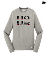 H2 Basketball Stacked Zip Code - New Era Performance Long Sleeve
