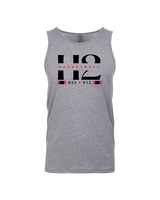 H2 Basketball Stacked Zip Code - Tank Top