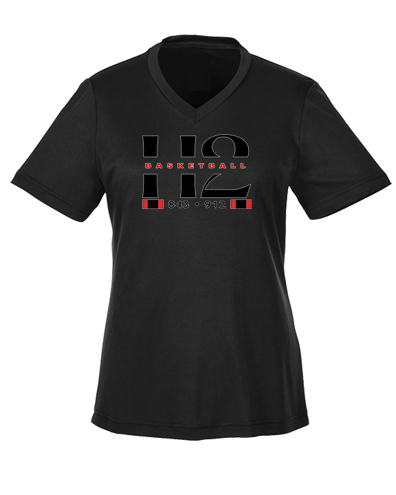 H2 Basketball Stacked Zip Code - Womens Performance Shirt