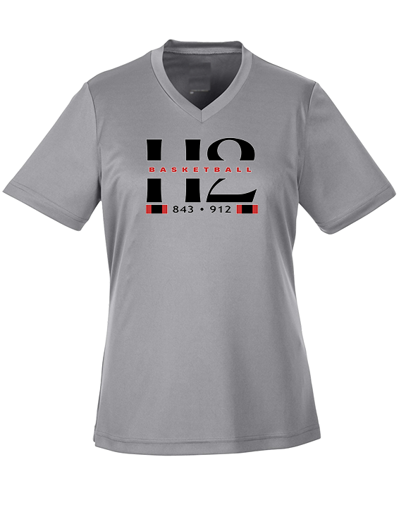H2 Basketball Stacked Zip Code - Womens Performance Shirt