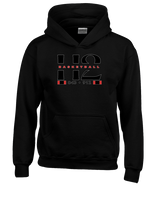 H2 Basketball Stacked Zip Code - Youth Hoodie