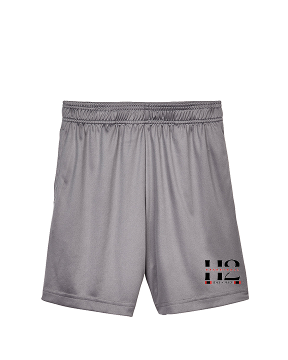 H2 Basketball Stacked Zip Code - Youth Training Shorts