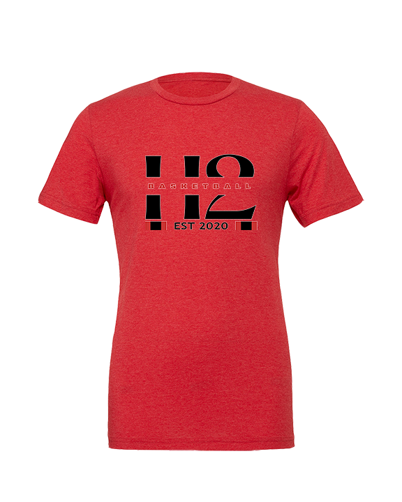 H2 Basketball Stacked Est 2020 - Tri-Blend Shirt