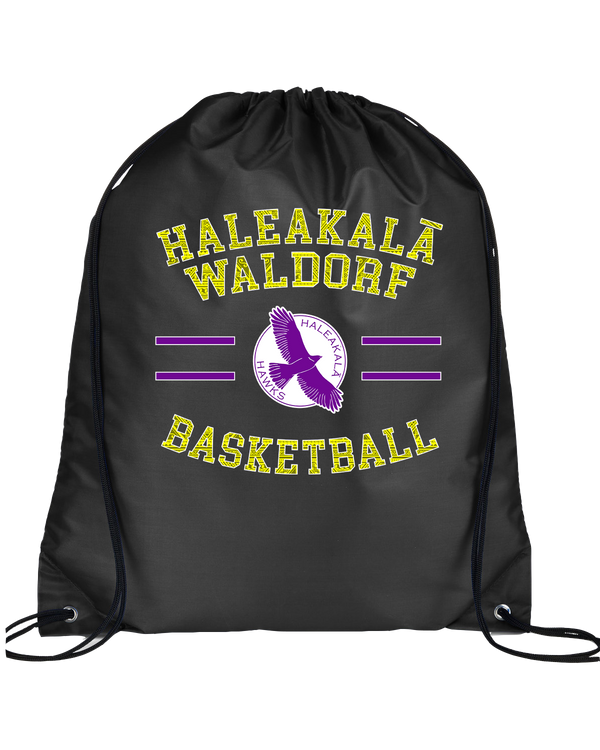Haleakala Waldorf High Basketball Curve - Drawstring Bag