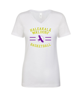 Haleakala Waldorf High Basketball Curve - Women’s V-Neck
