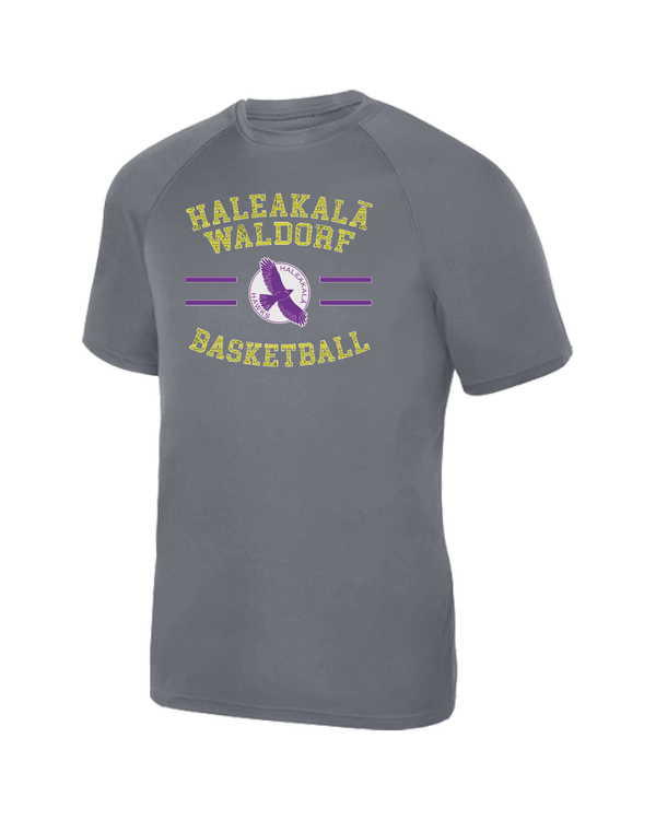 Haleakala Waldorf High Basketball Curve - Youth Performance T-Shirt