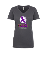 Haleakala HS Boys Basketball Shadow - Womens V-Neck