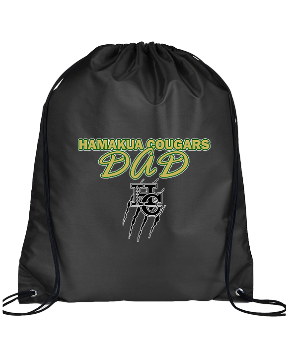 Hamakua Cougars Cheer Dad - Drawstring Bag